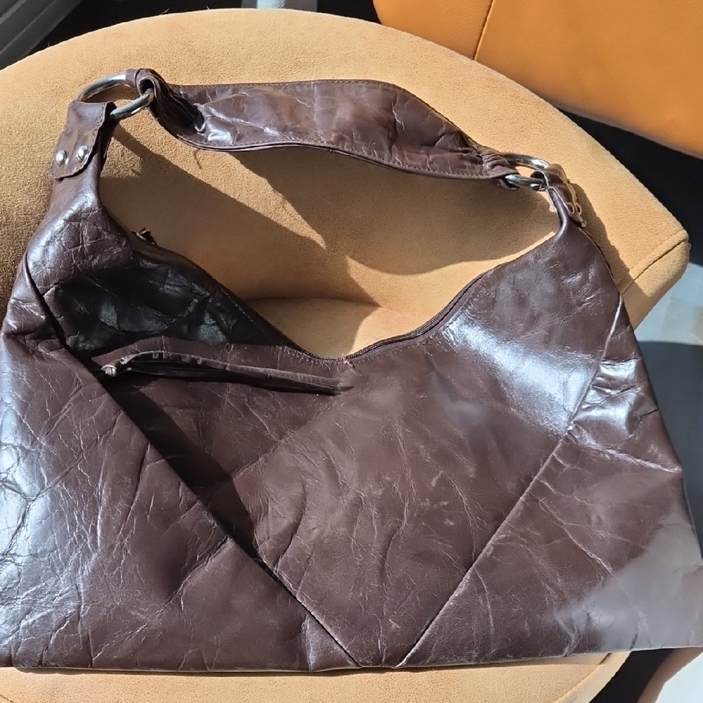 Vintage Sophia Visconti Brown Shoulder Bag